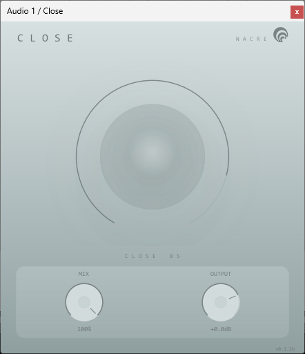 Close plugin UI at CLOSE 85