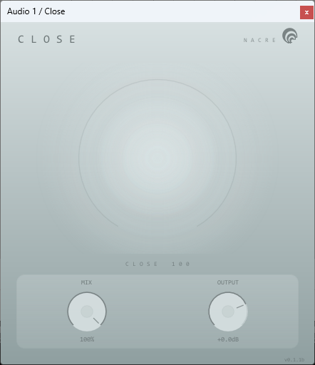 Close plugin UI at CLOSE 100